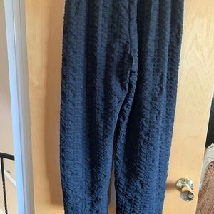 Crinkle nylon pants